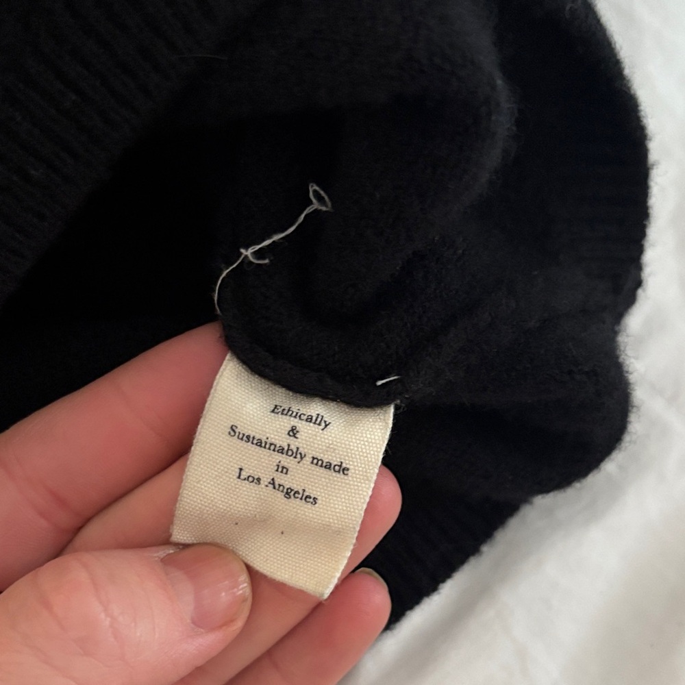 James street & co. Black Button-Front Women's Cardigan - Picture 3 of 4